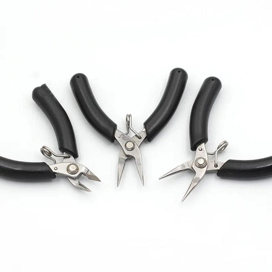 DIY Phone Chain Tools Pliers Display Tray Steel Wire Wire Crimp Beads